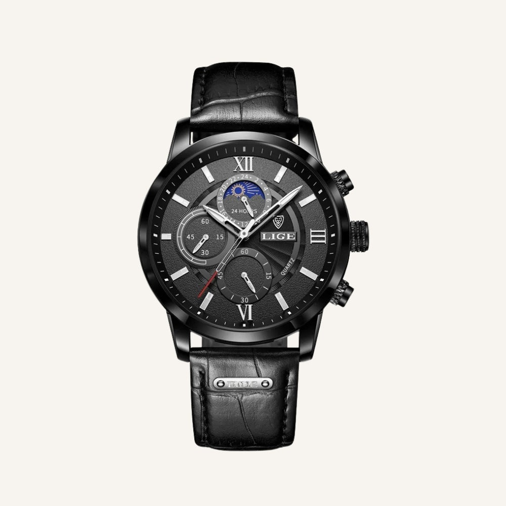 Men's Leather Watch - DeVito