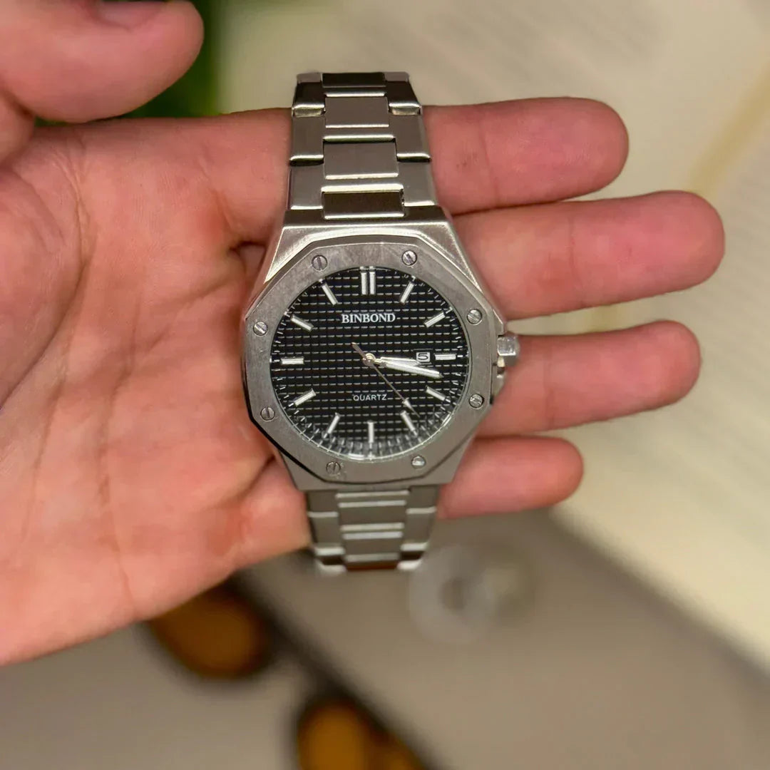 Men's Silver Watch – Blindy