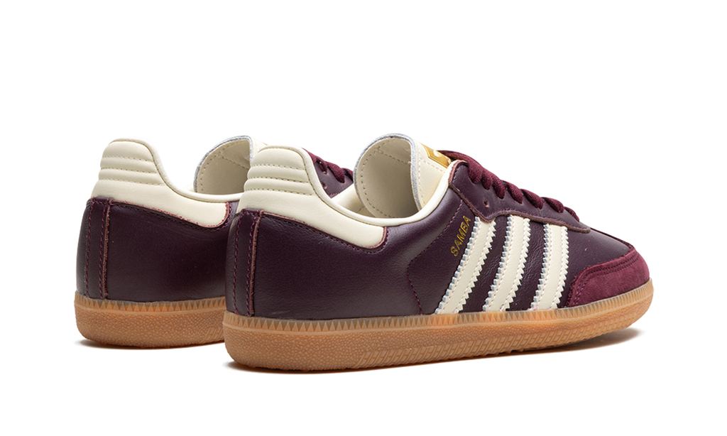 Samba Maroon Cream White
