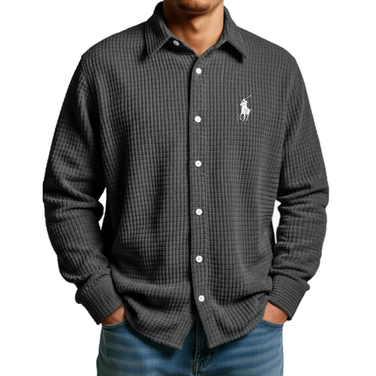 2026 Comfort Waffle Weave Shirt - Clearance Sale