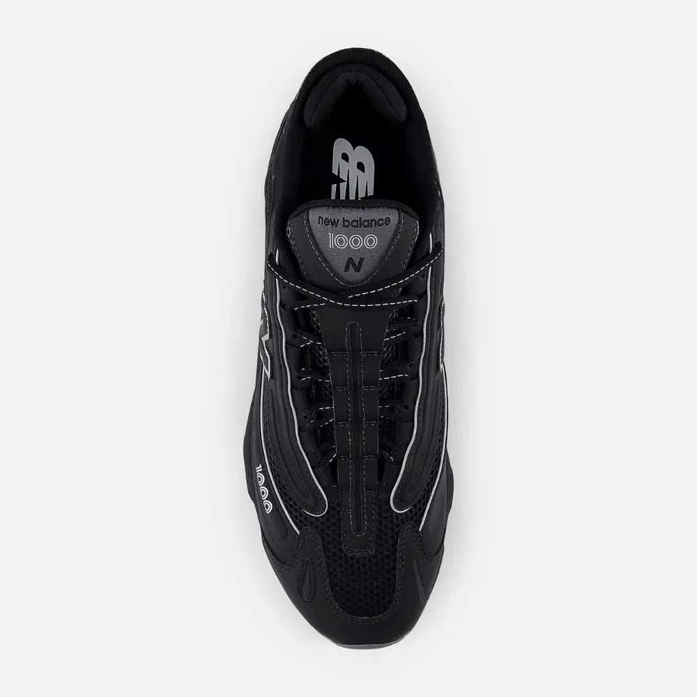 1000 Black White Silver Metallic