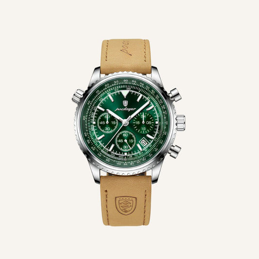 Men's Chronograph Leather Watch - Bellatour