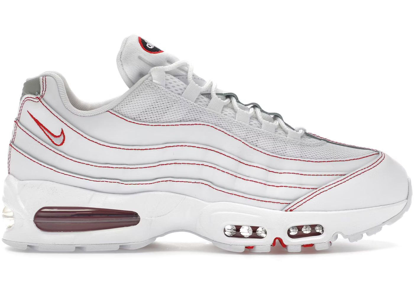 Air Max 95 OG White University Red