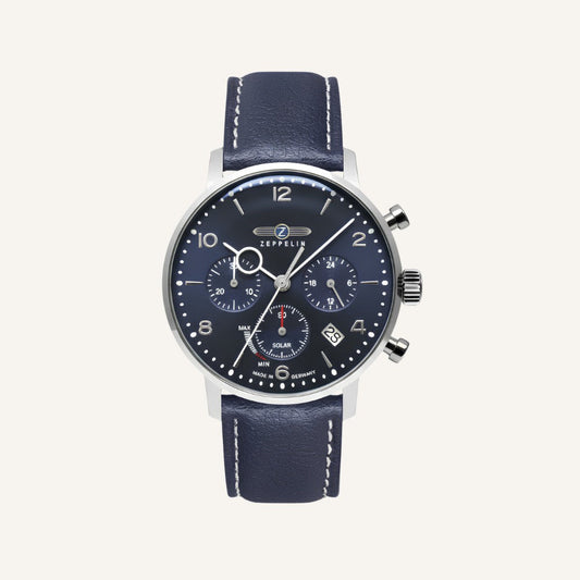Zeppelin 100 Years Blue Chronograph Watch