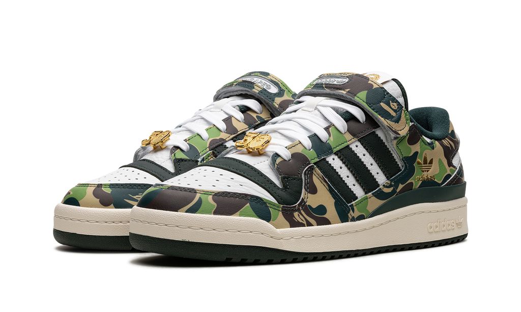 Forum 84 Low Bape 30th Anniversary Green Camo