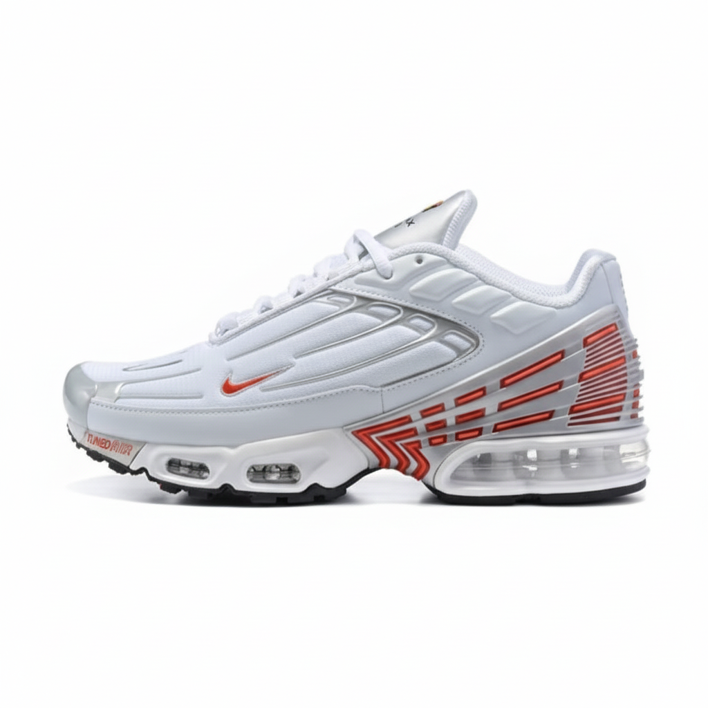 Air Max Plus White Red