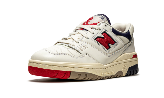 550 Aime Leon Dore White Navy Red