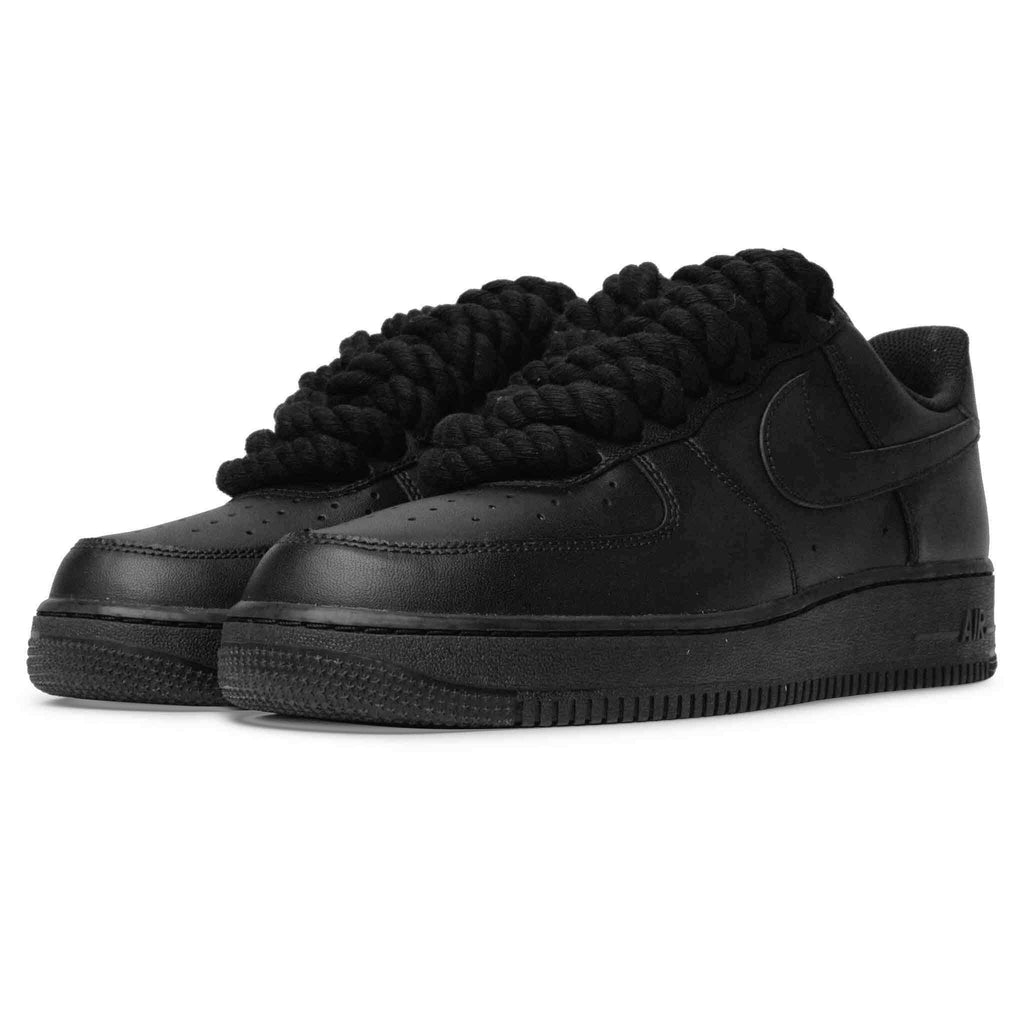 Air Force 1 Low Rope Lace Black