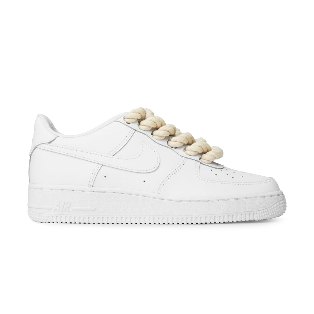 Air Force 1 Low Rope Lace White Cream (GS)