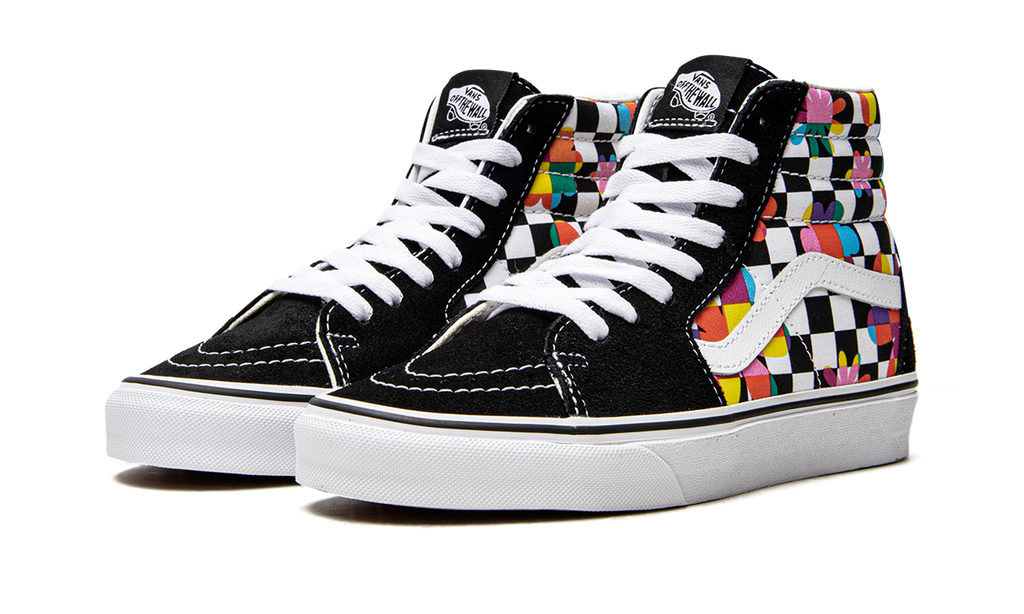 SK8-Hi "Floral Checkerboard"
