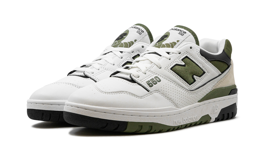 550 White / Dark Olivine